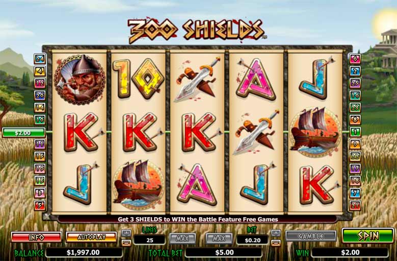 300 щитов